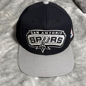 Mitchell & Ness Black and Gray San Antonio Spurs Hat